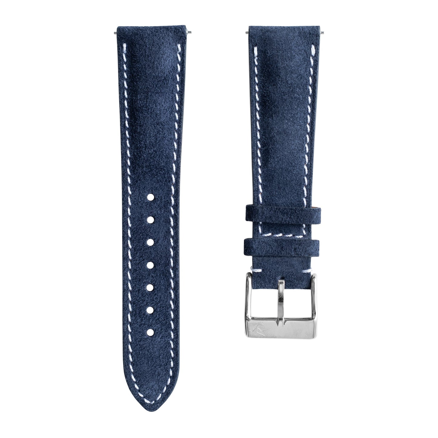 Oceania Blue Suede Italian Leather Strap