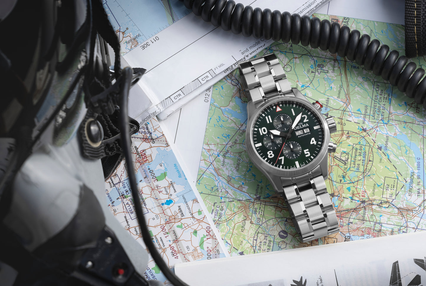 DELMA COMMANDER CHRONOGRAPH BLUE