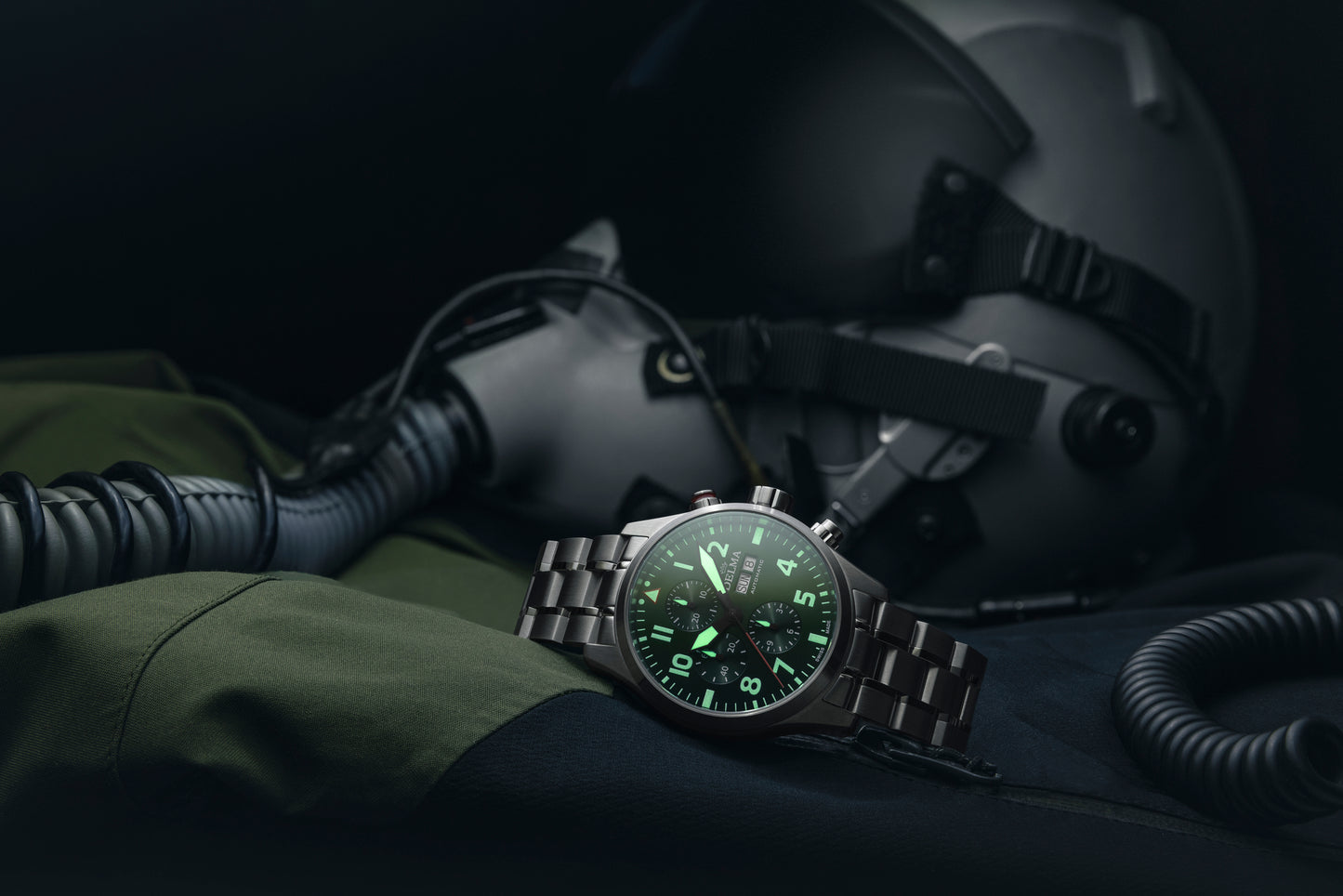DELMA COMMANDER CHRONOGRAPH BLUE