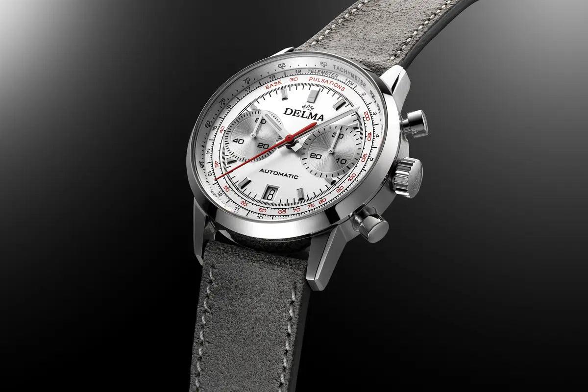 DELMA CONTINENTAL PULSOMETER SILVER