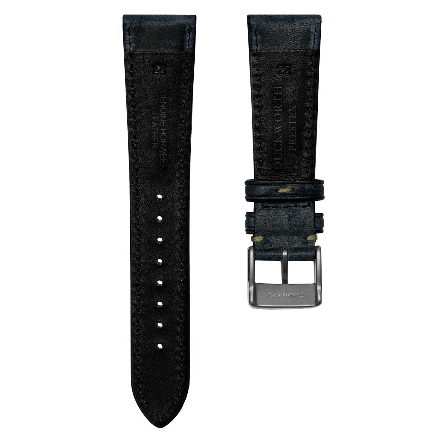 Dark Blue Horween Genuine Leather Strap