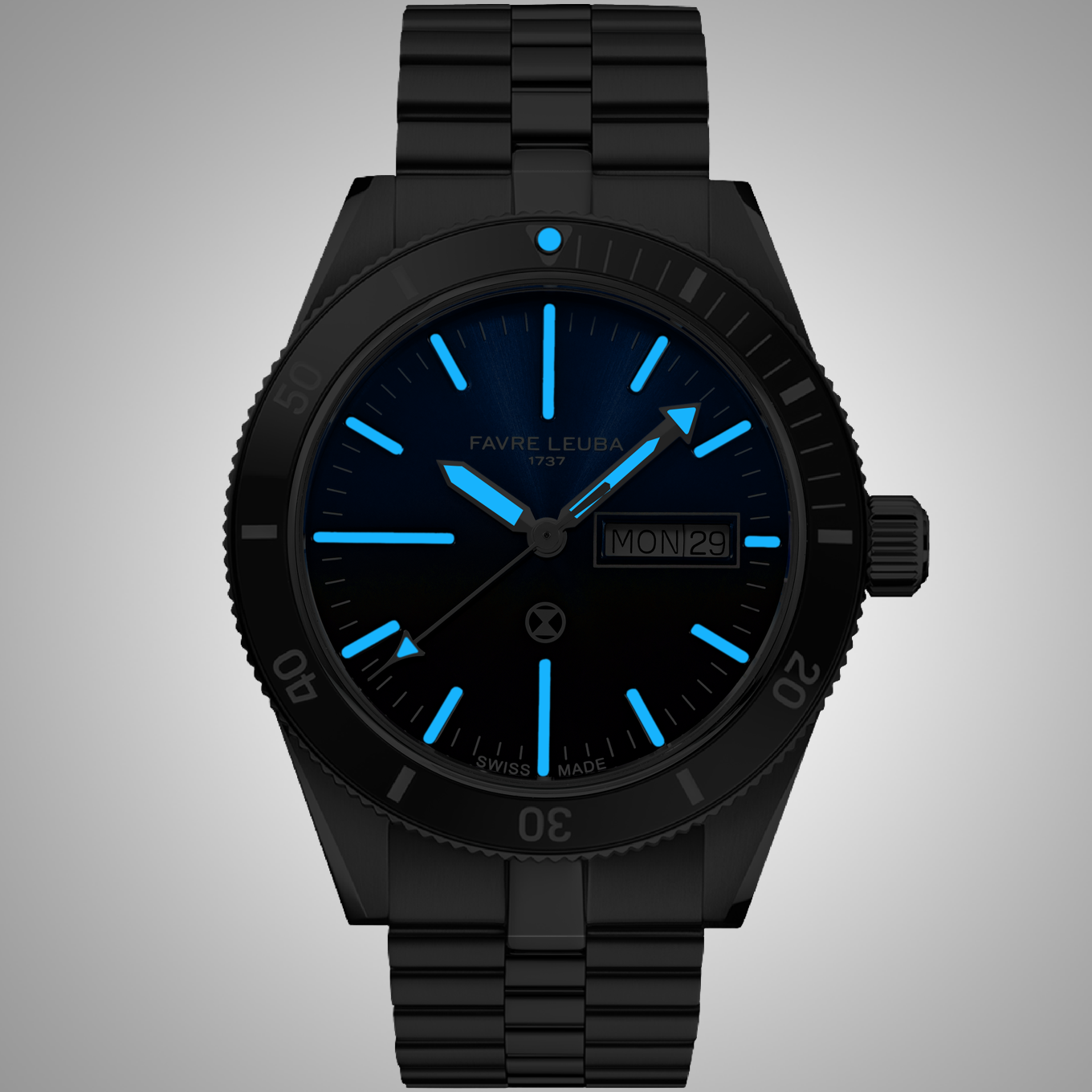 Favre Leuba Deep Raider Day Date Watch