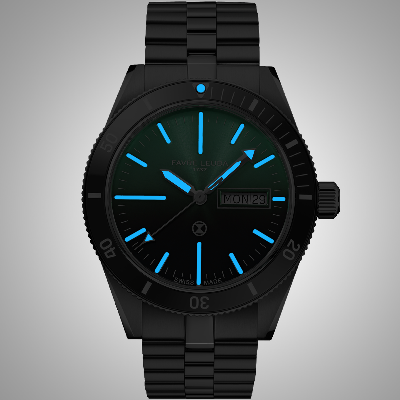Favre Leuba Deep Raider Day Date Watch