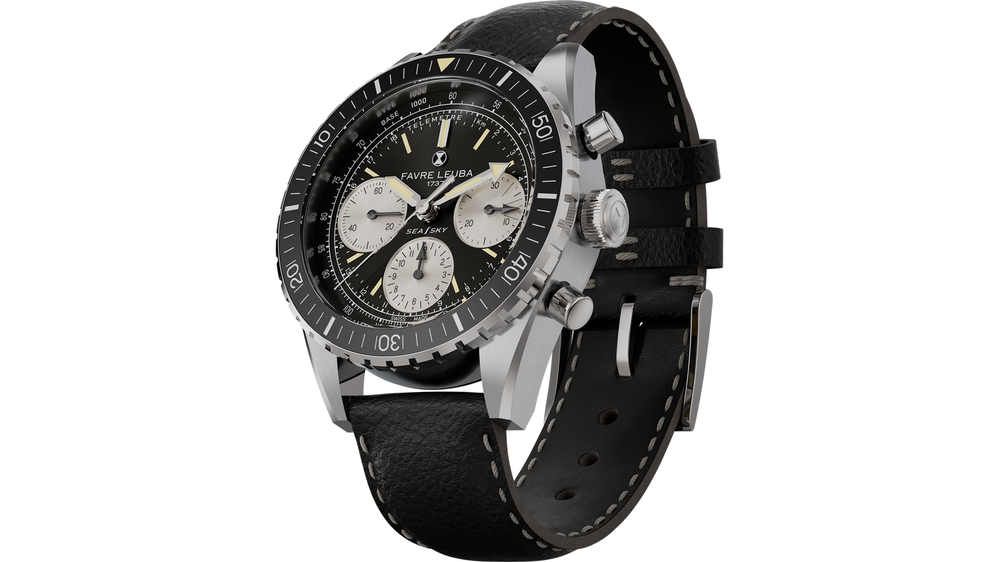 Favre Leuba Sea Sky Black Dial