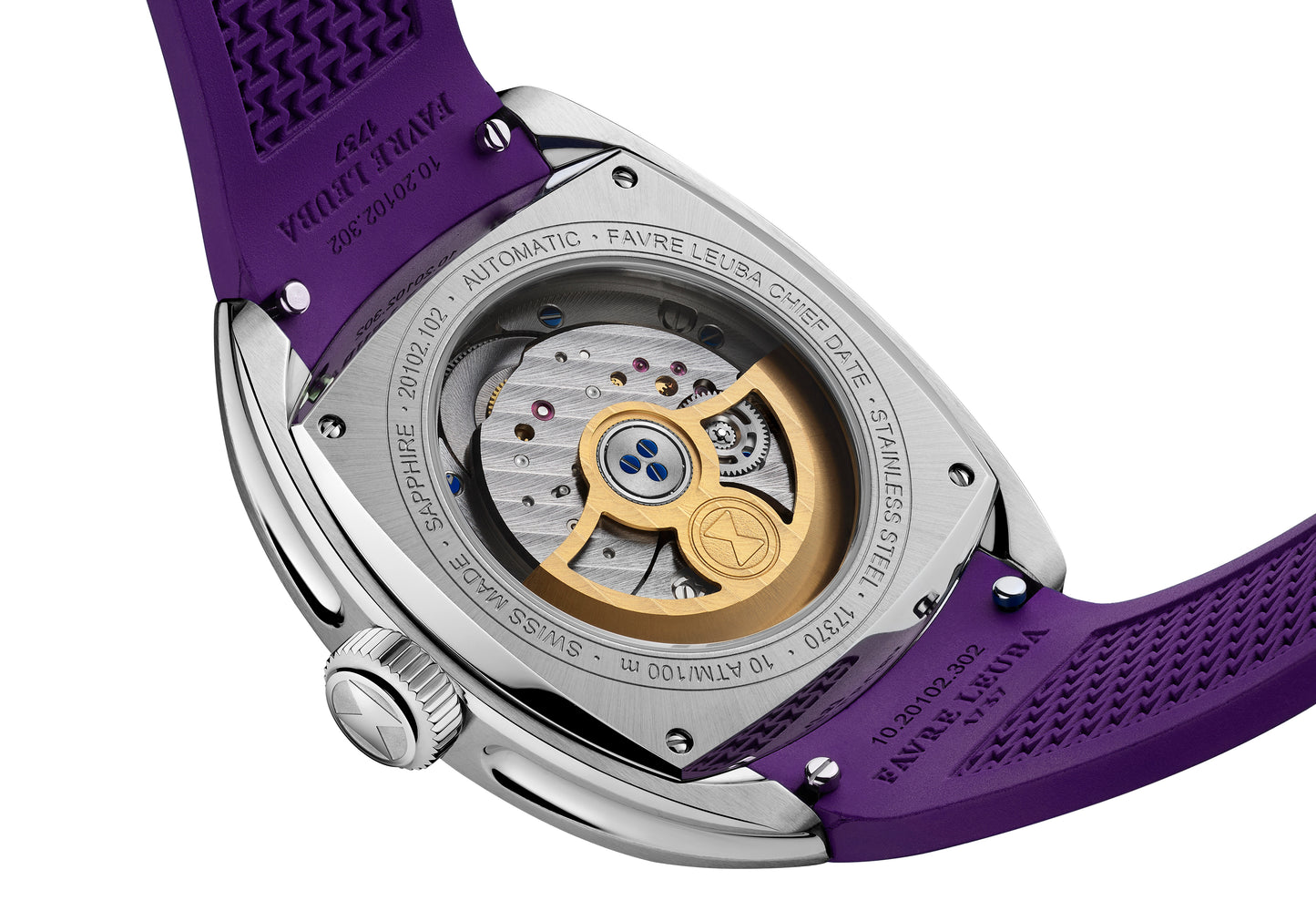 Favre Leuba Chief Date Purple Dial