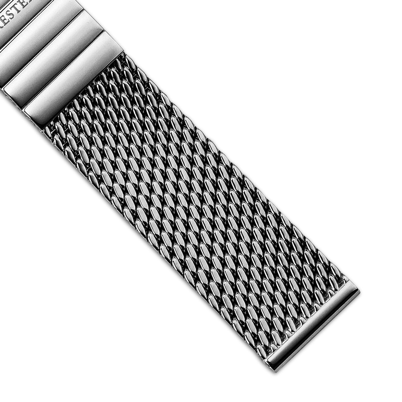 Mesh bracelet 20mm with butterfly clasp
