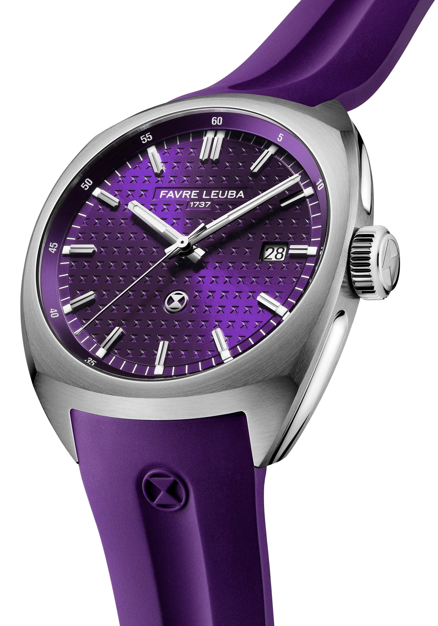 Favre Leuba Chief Date Purple Dial