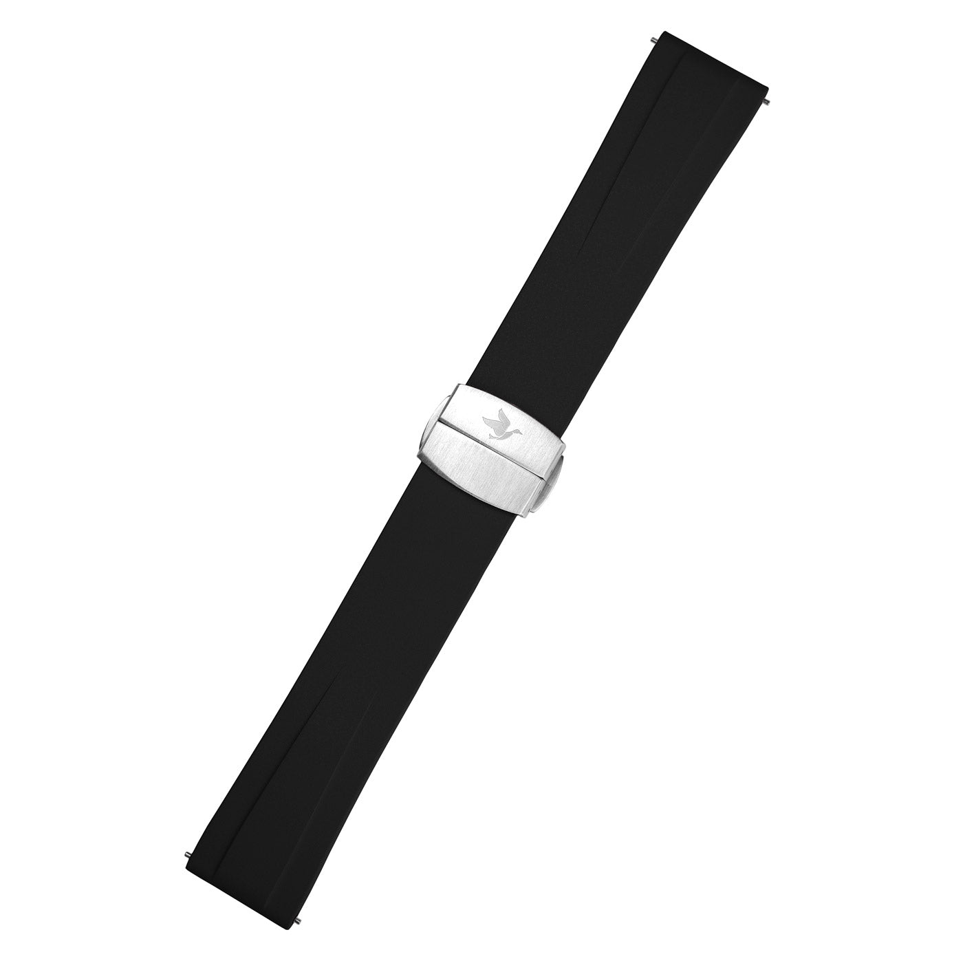 Rubber straps 20mm with deployment buckle