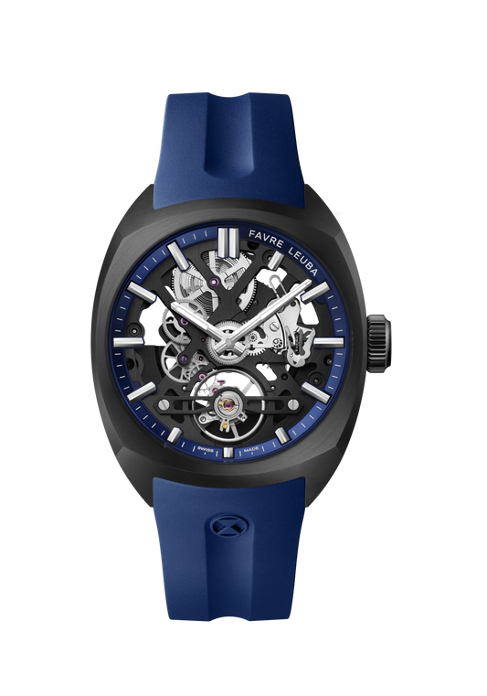 Favre Leuba  Chief Skeleton DLC Blue