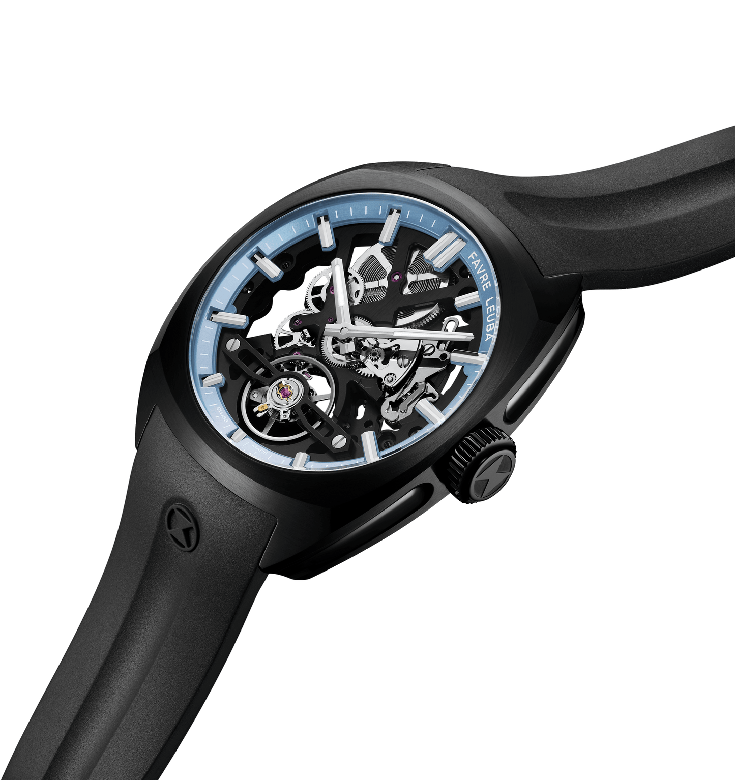 Favre Leuba  Chief Skeleton DLC Ice Blue