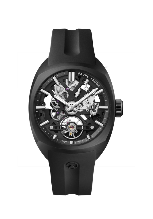 Favre Leuba  Chief Skeleton DLC Black