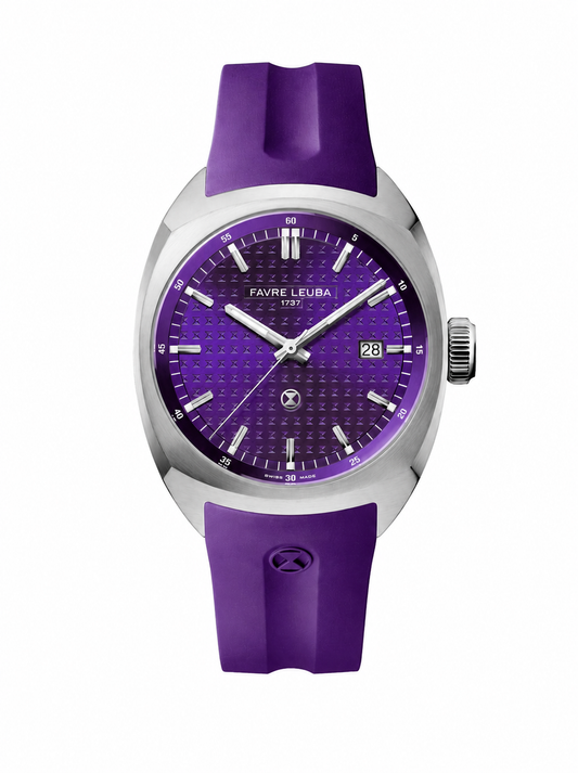 Favre Leuba Chief Date Purple Dial