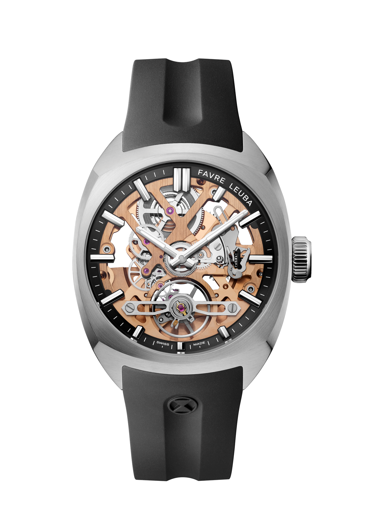 Favre Leuba  Chief Skeleton Gold Movement Black
