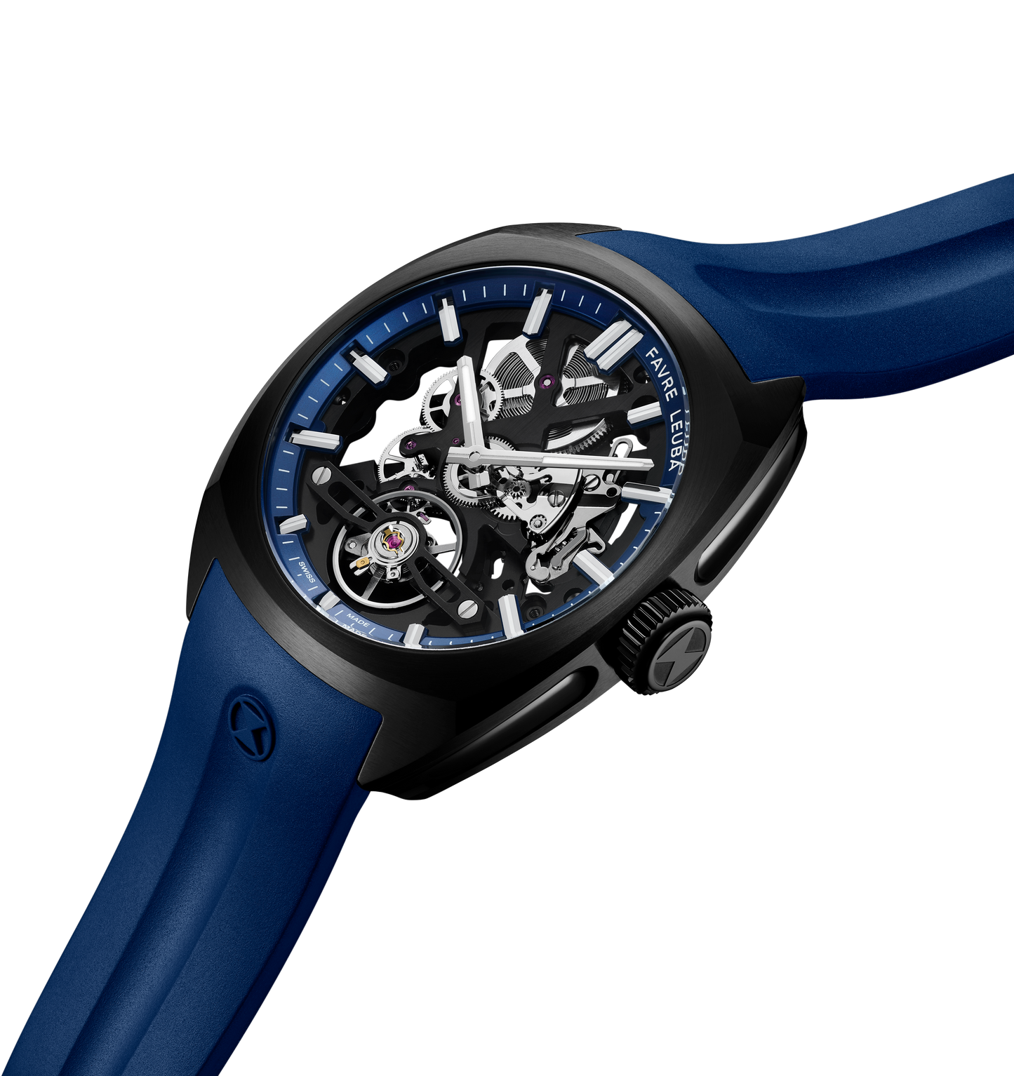 Favre Leuba  Chief Skeleton DLC Blue