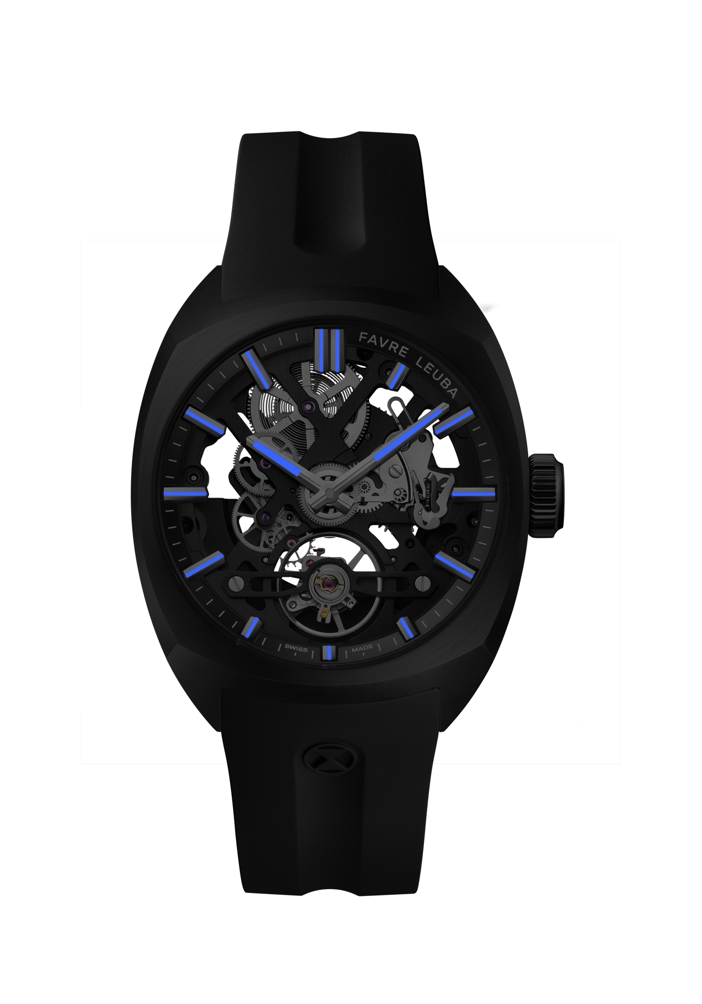 Favre Leuba  Chief Skeleton DLC Black