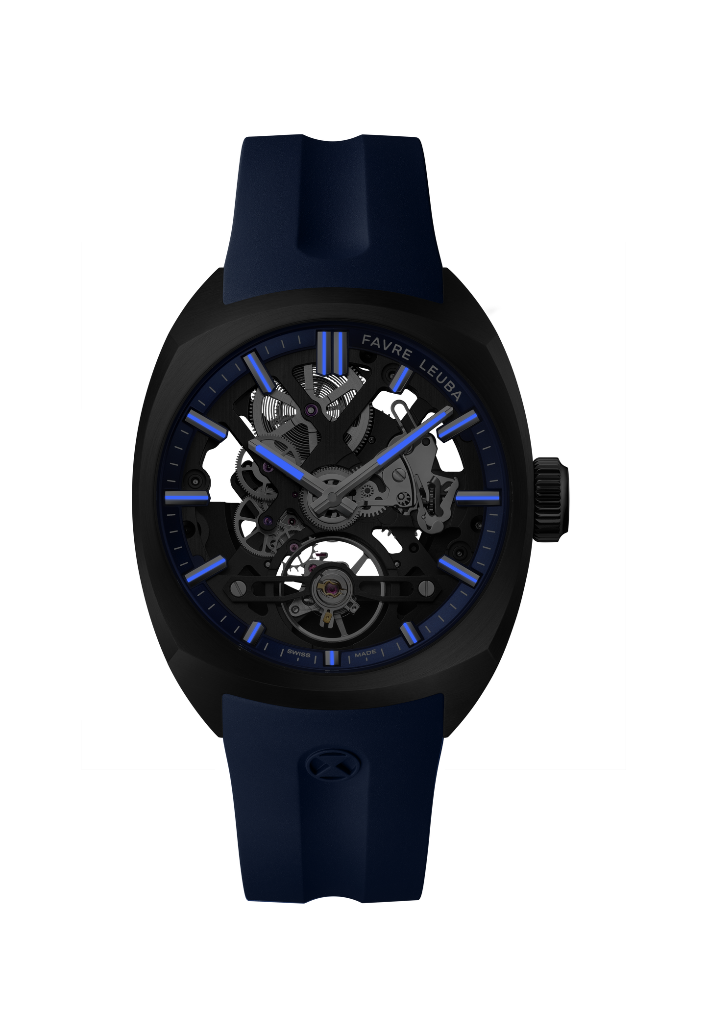 Favre Leuba  Chief Skeleton DLC Blue