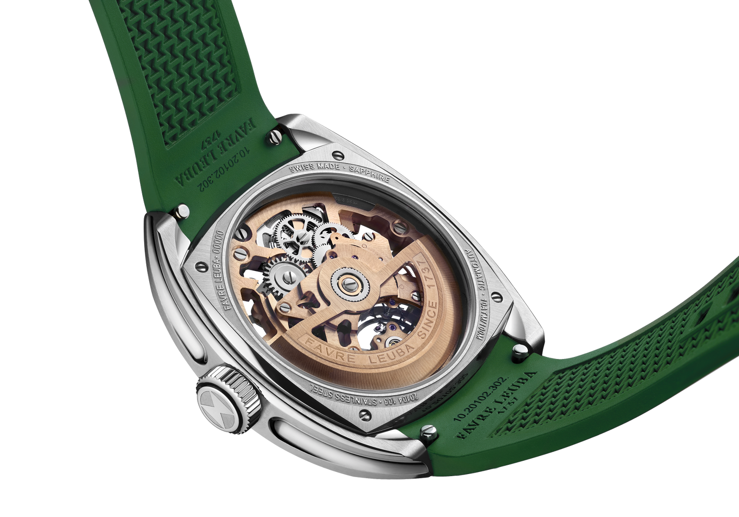 Favre Leuba  Chief Skeleton Gold Movement Green