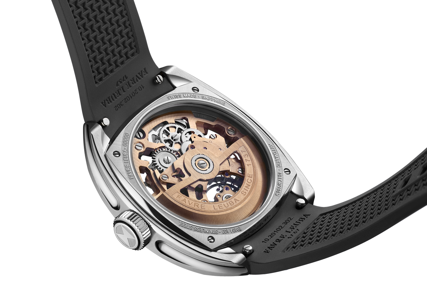 Favre Leuba  Chief Skeleton Gold Movement Black