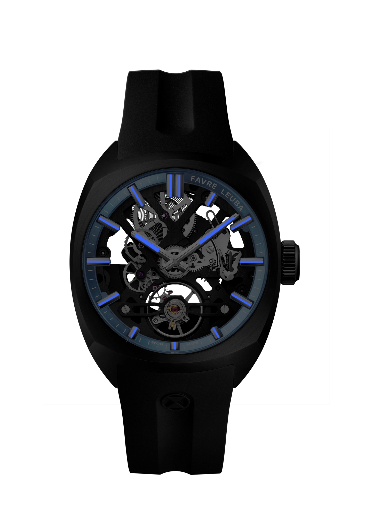 Favre Leuba  Chief Skeleton DLC Ice Blue