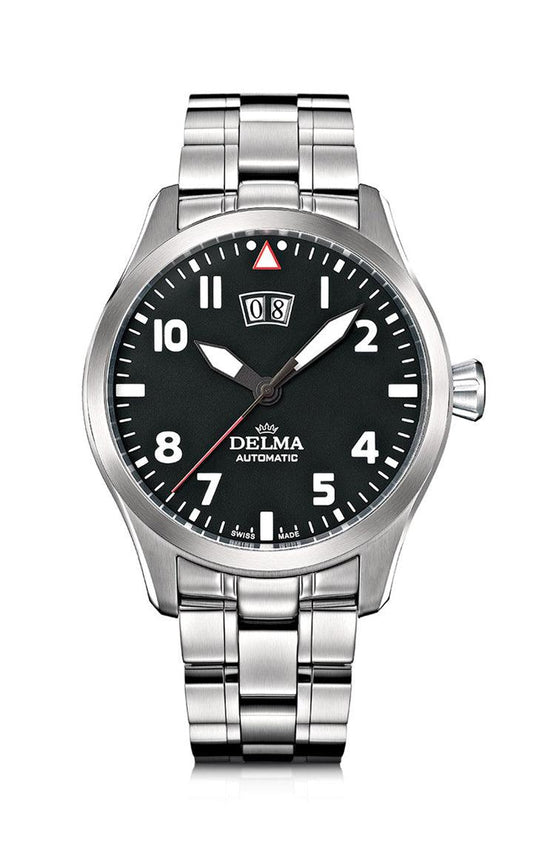 DELMA COMMANDER BIG DATE BLACK