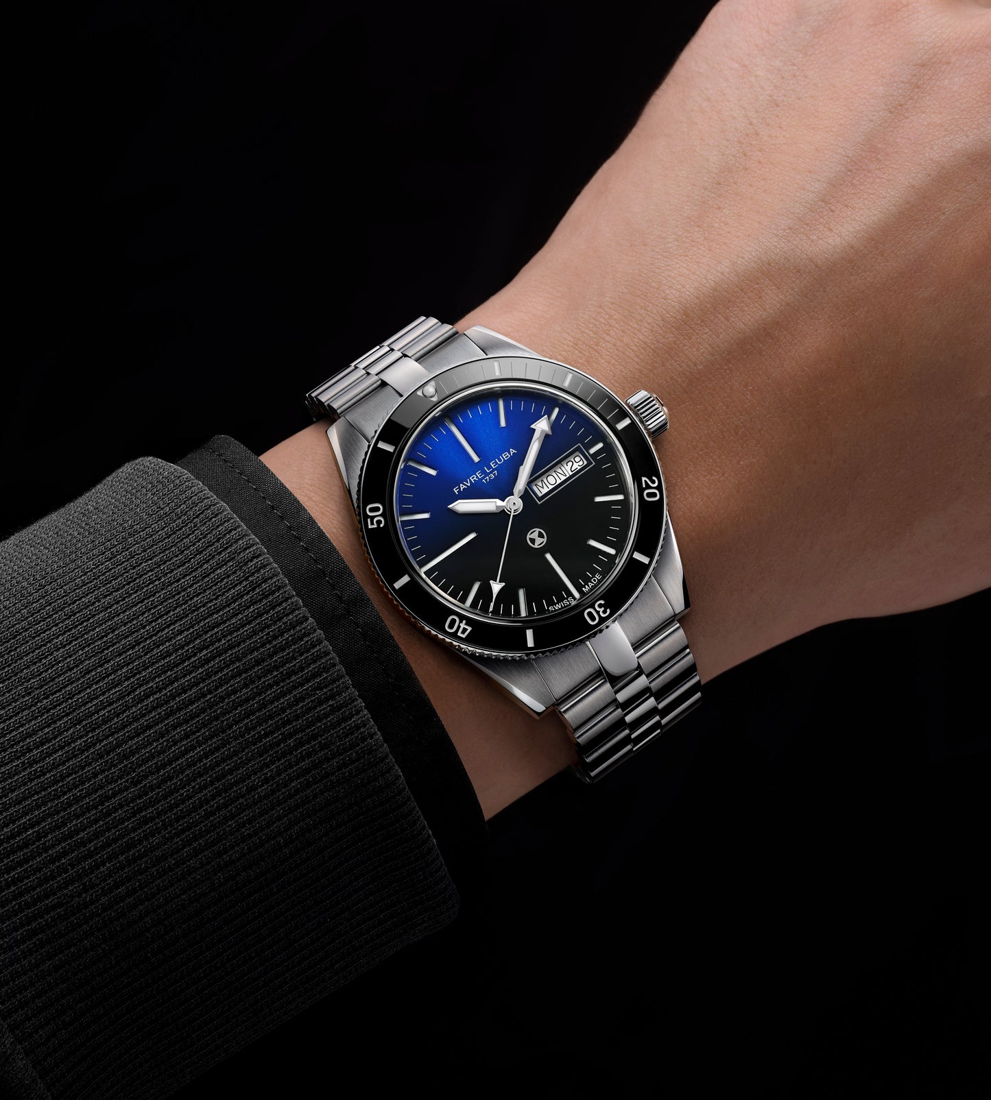 Favre Leuba Deep Raider Day Date Watch