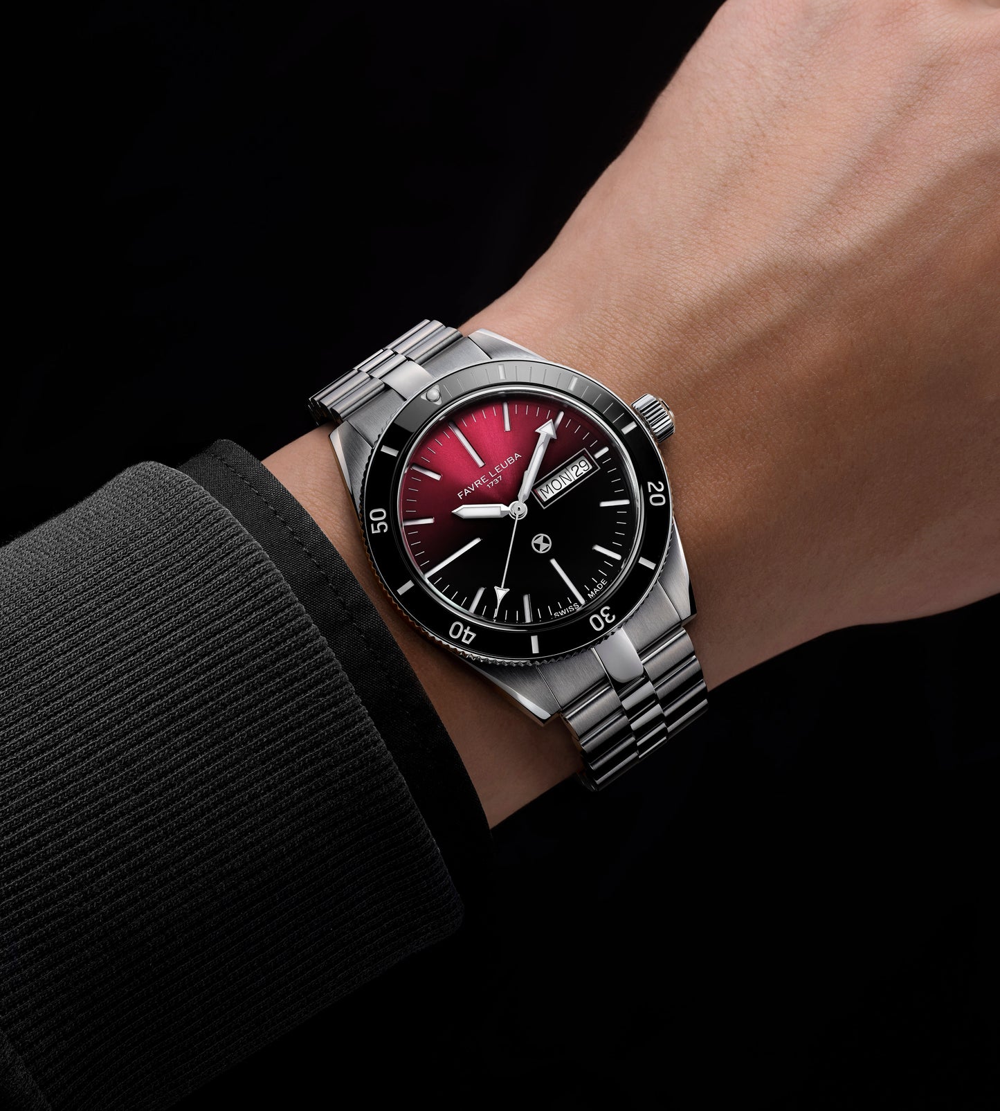Favre Leuba Deep Raider Day Date Watch