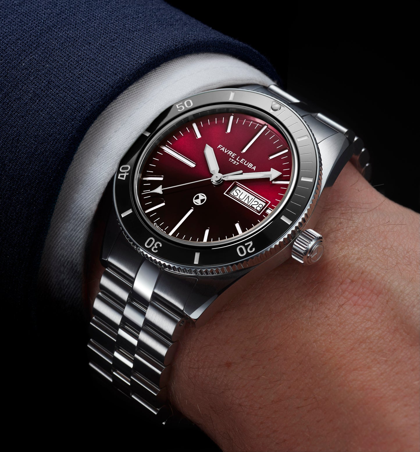 Favre Leuba Deep Raider Day Date Watch