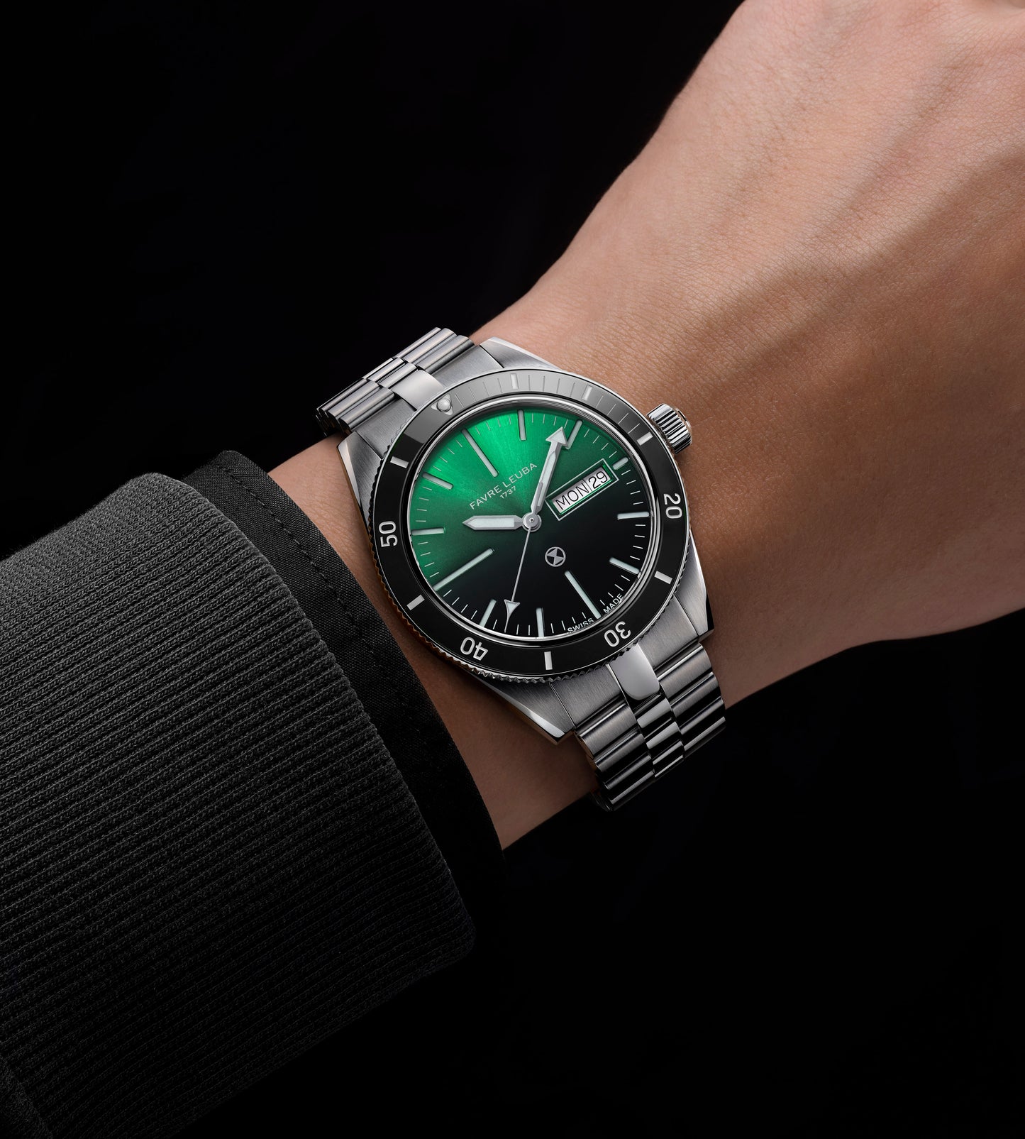 Favre Leuba Deep Raider Day Date Watch