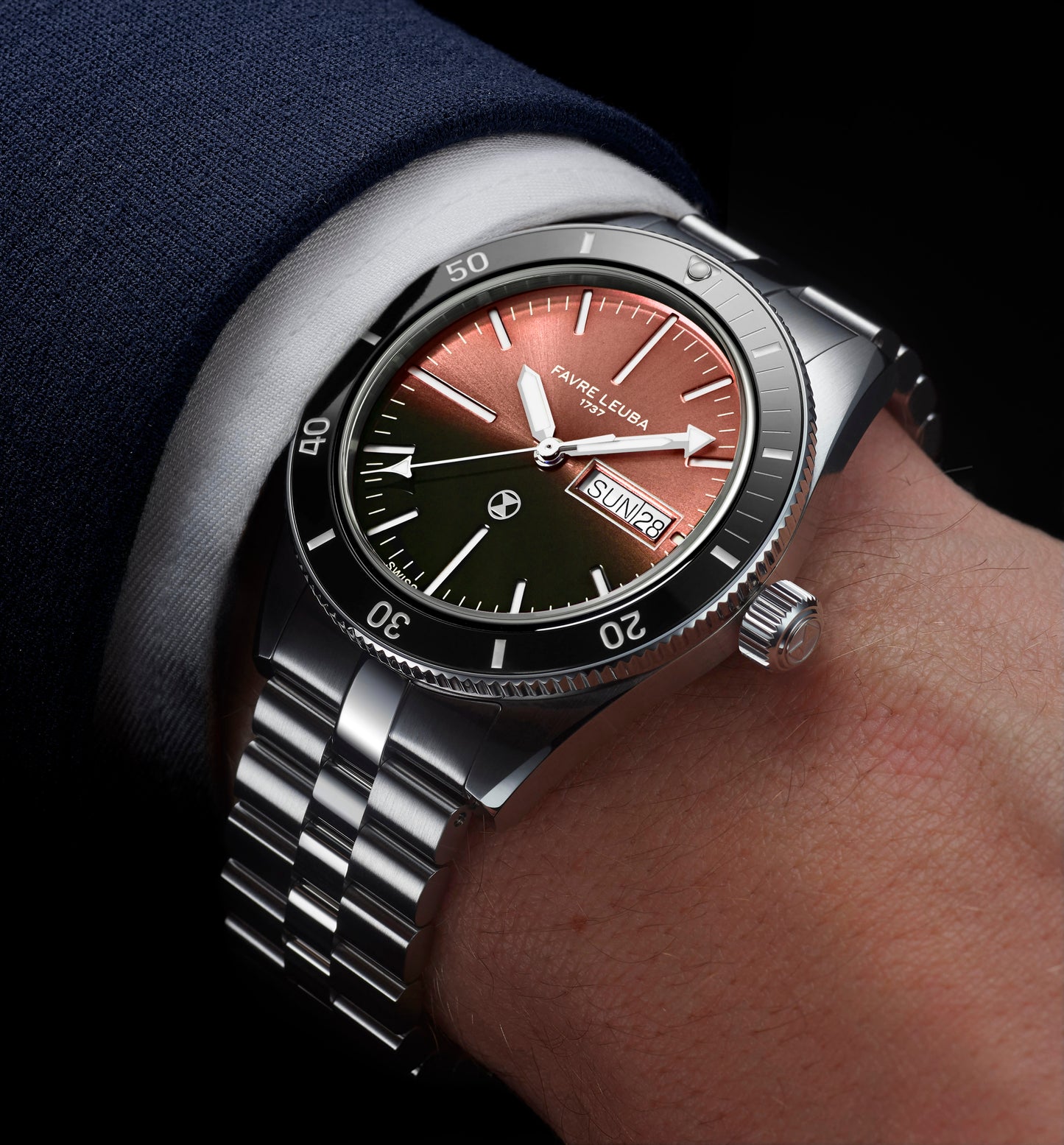 Favre Leuba Deep Raider Day Date Watch
