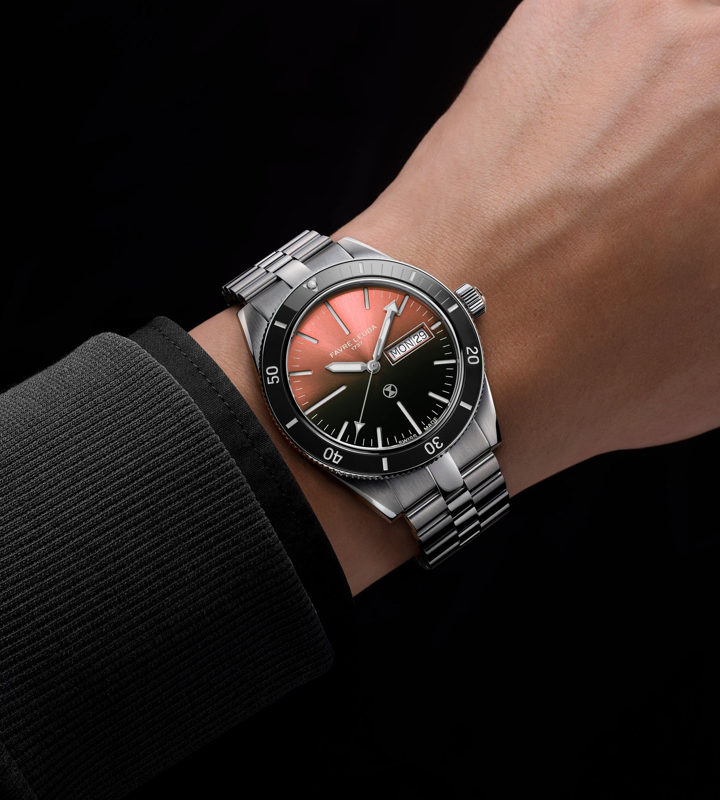 Favre Leuba Deep Raider Day Date Watch