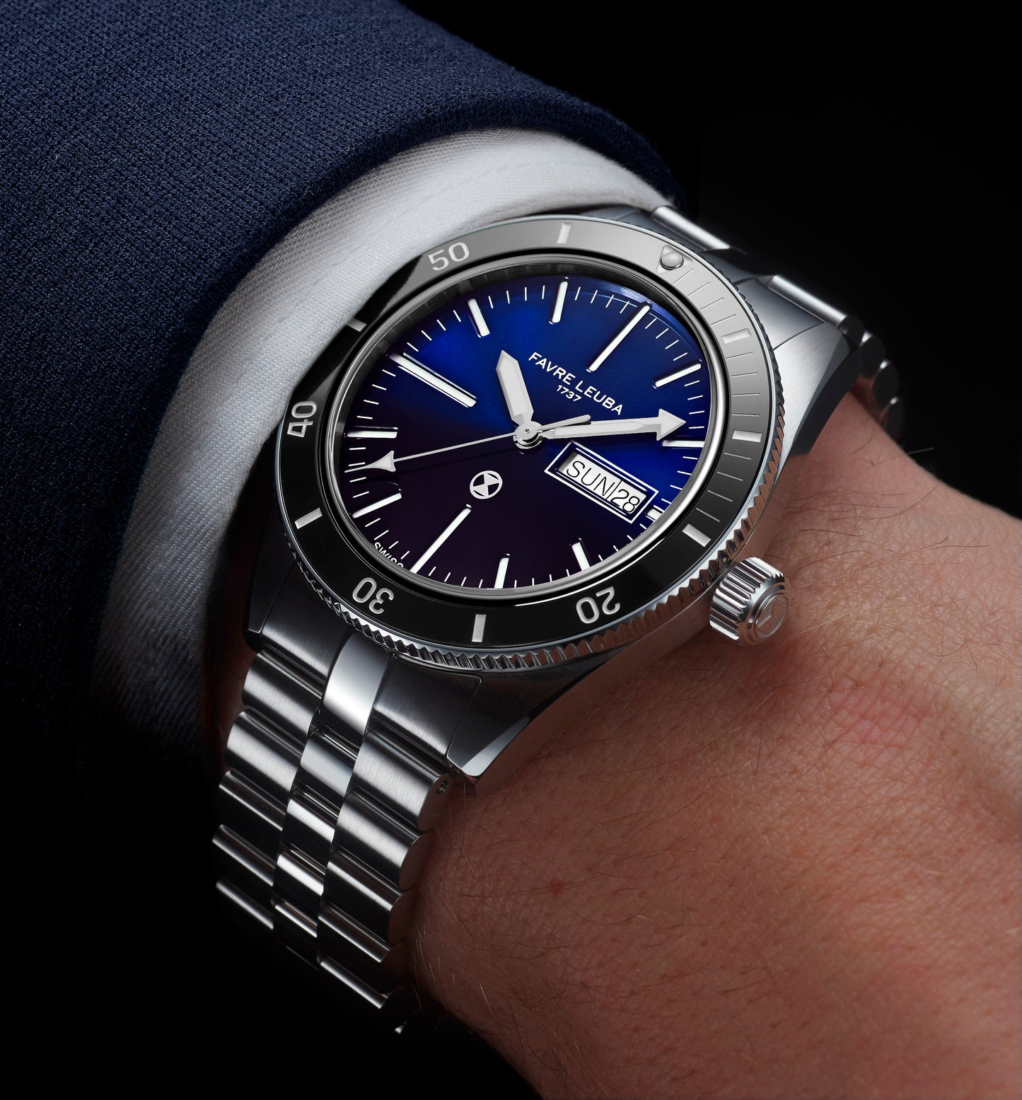 Favre Leuba Deep Raider Day Date Watch