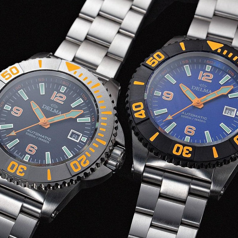 DELMA BLUE SHARK IV BLACK BEZEL BLUE