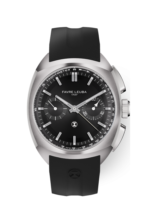 Favre Leuba Chief Chronograph  Black Dial