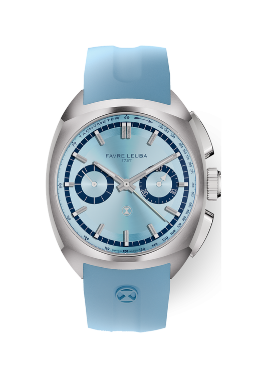Favre Leuba Chief Chronograph Ice Blue Dial