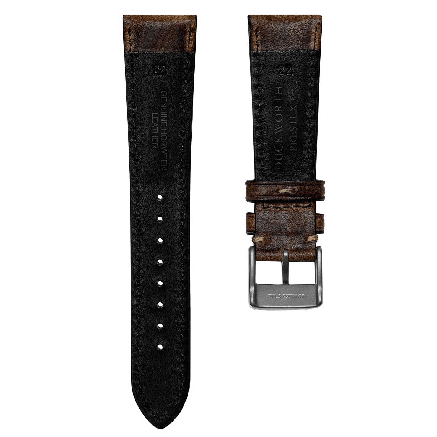 Chestnut Brown Horween Genuine Leather Strap