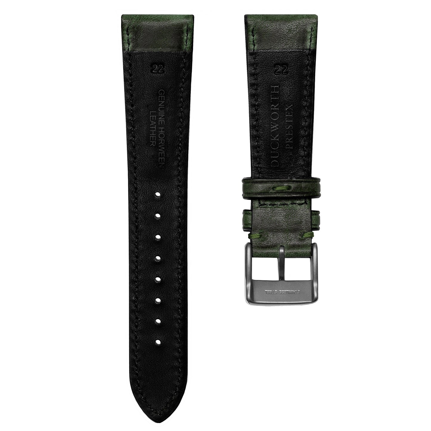 Dark Green Horween Genuine Leather Strap