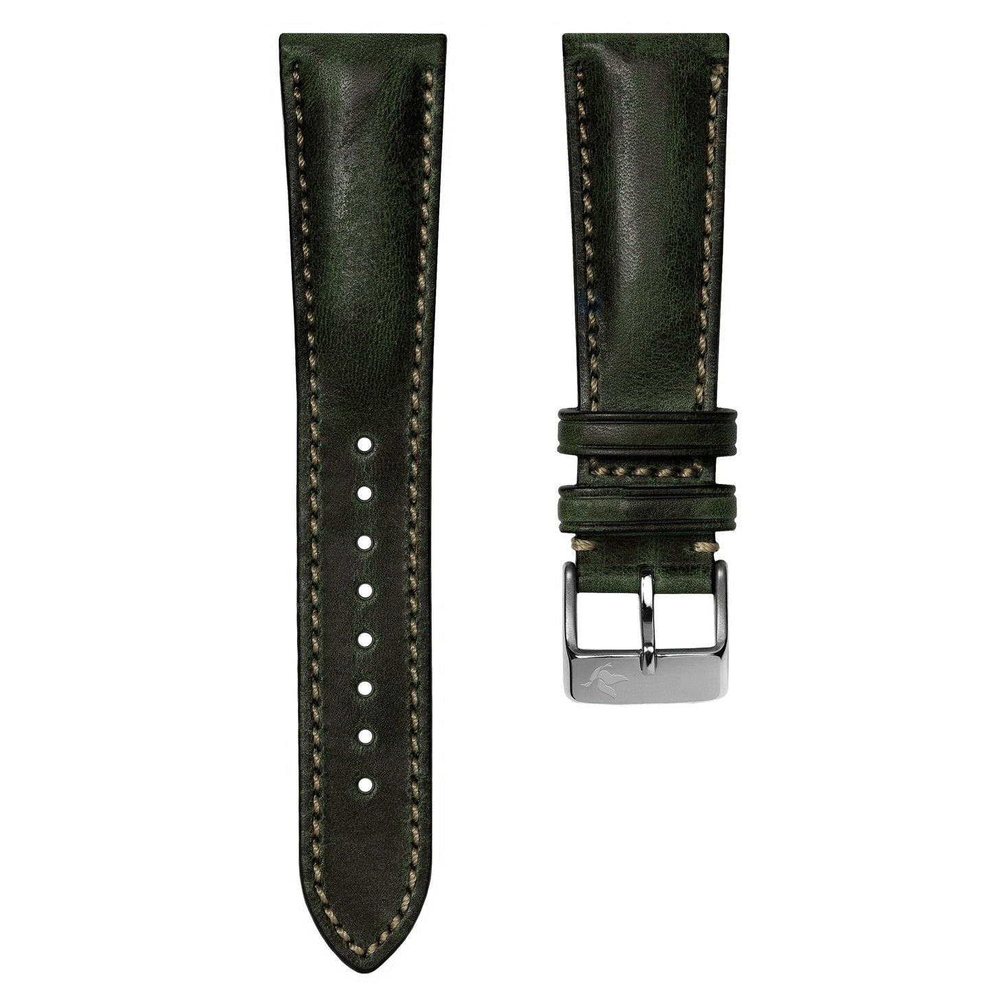 Dark Green Horween Genuine Leather Strap