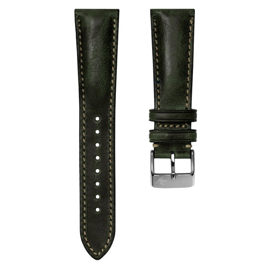 Dark Green Horween Genuine Leather Strap