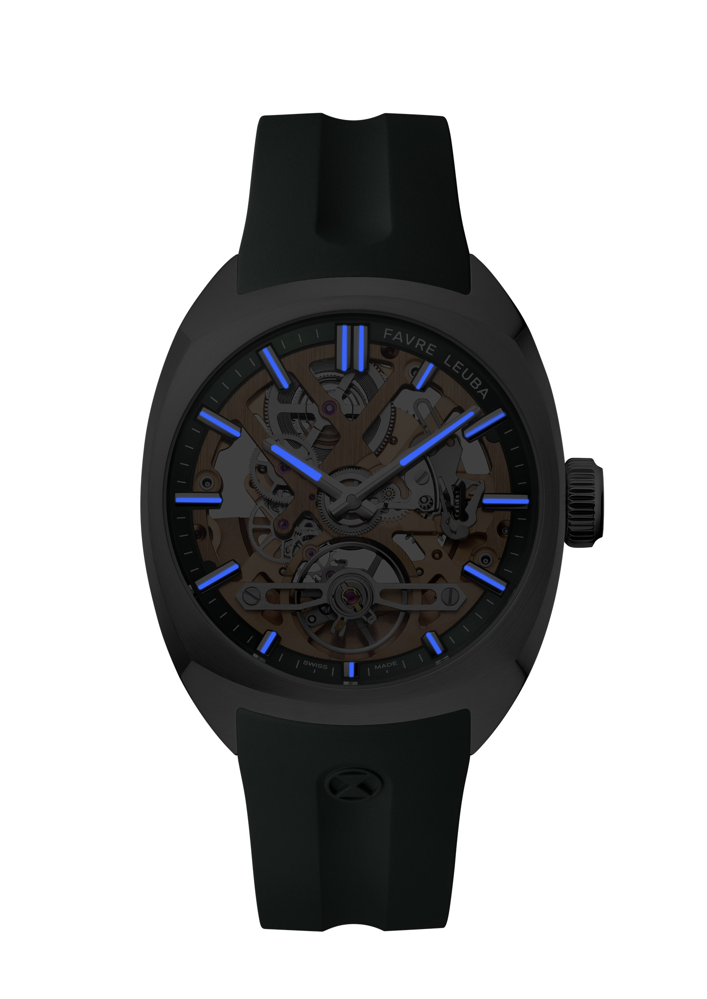 Favre Leuba  Chief Skeleton Gold Movement Green