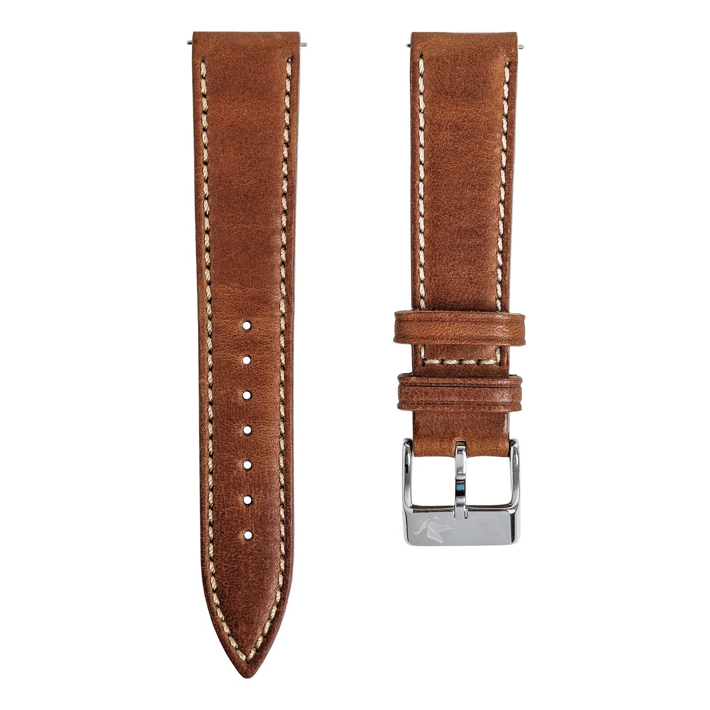 Light Brown Horween Genuine Leather Strap