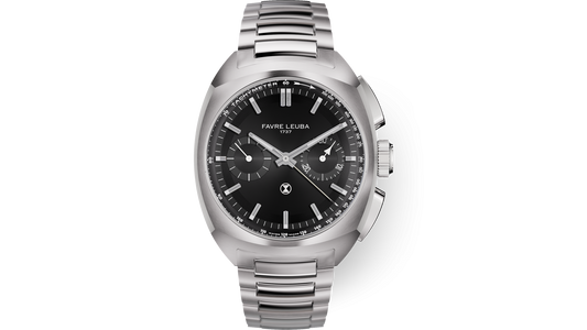 Favre Leuba Chief Chronograph Black Dial