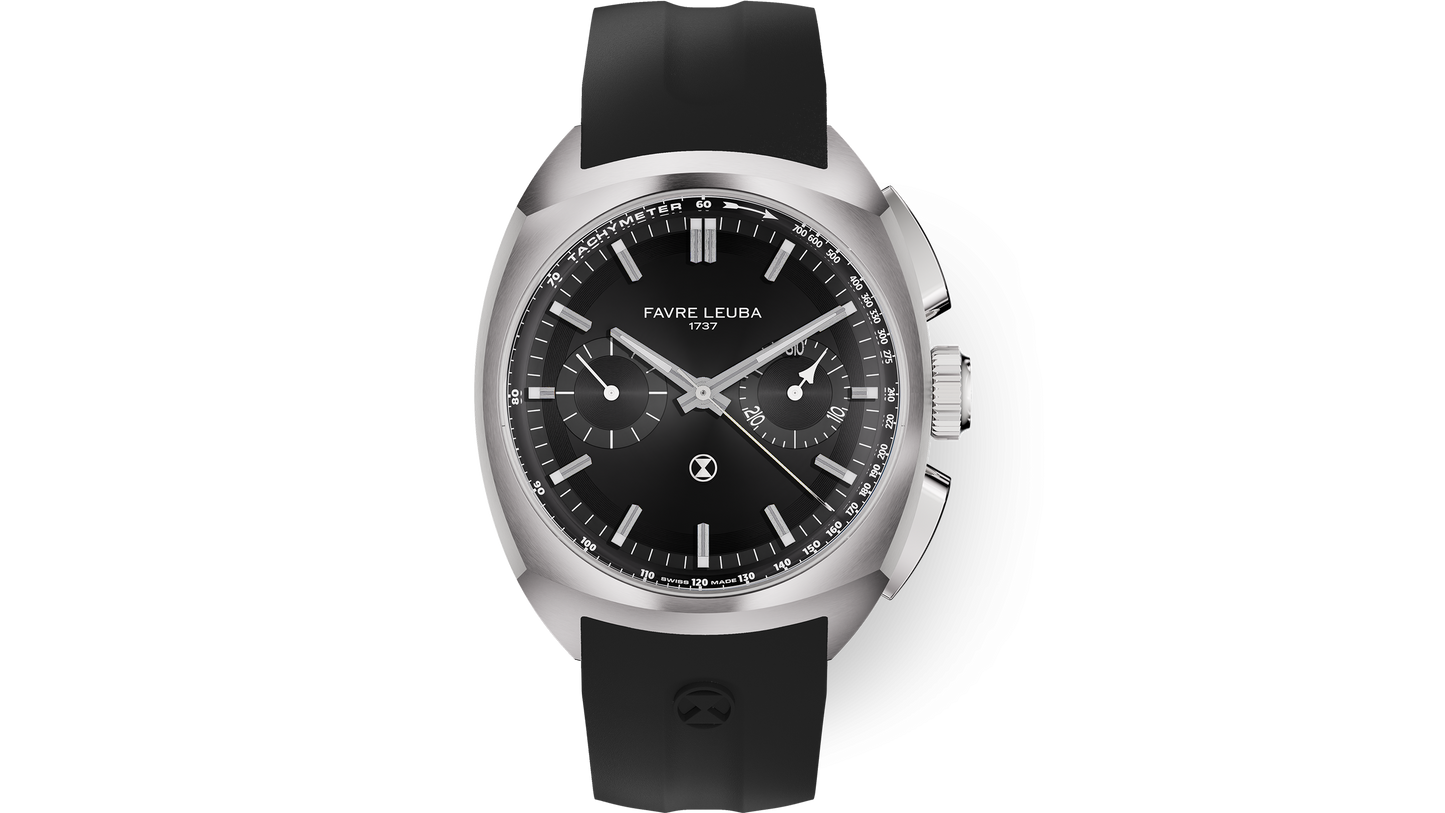 Favre Leuba Chief Chronograph  Black Dial