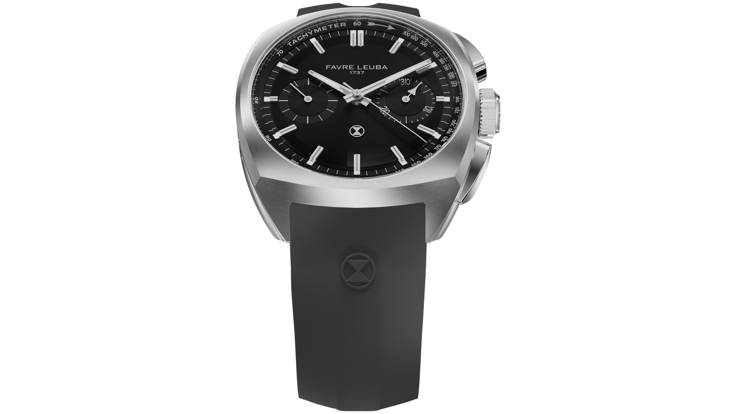 Favre Leuba Chief Chronograph  Black Dial