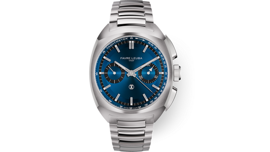 Favre Leuba Chief Chronograph Blue Dial