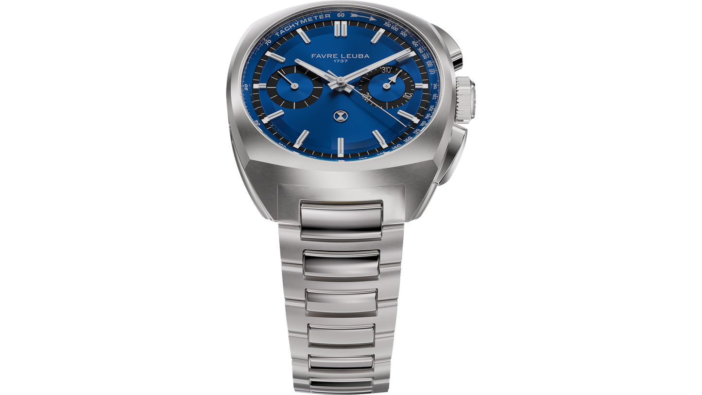 Favre Leuba Chief Chronograph Blue Dial