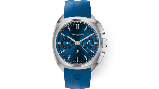 Favre Leuba Chief Chronograph Blue Dial