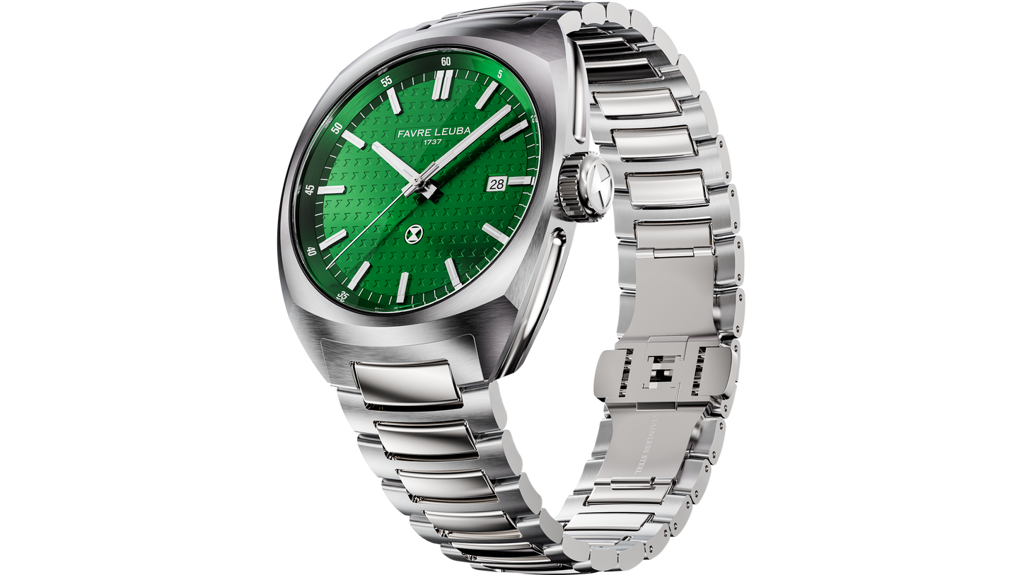 Favre Leuba  Chief Date Green Dial
