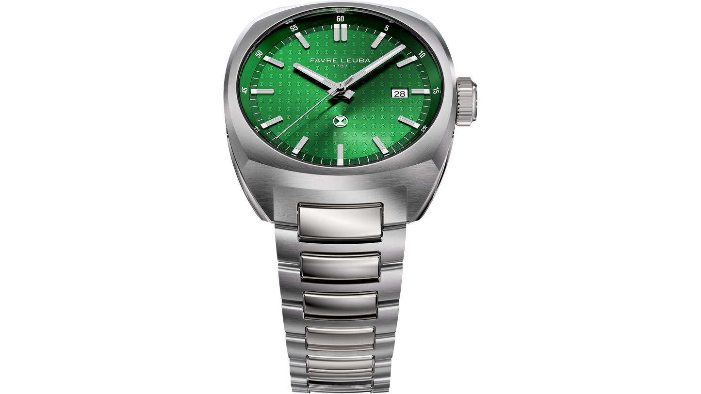 Favre Leuba  Chief Date Green Dial
