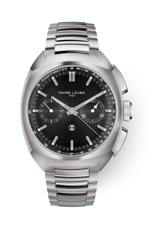 Favre Leuba Chief Chronograph Black Dial