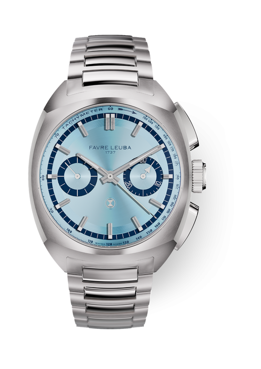 Favre Leuba Chief Chronograph Ice Blue Dial